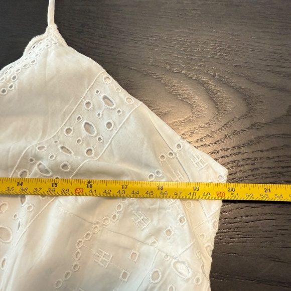 Tommy Hilfiger Women’s Plus Cotton White Lace Midi Dress Size 18 - Picture 5 of 16